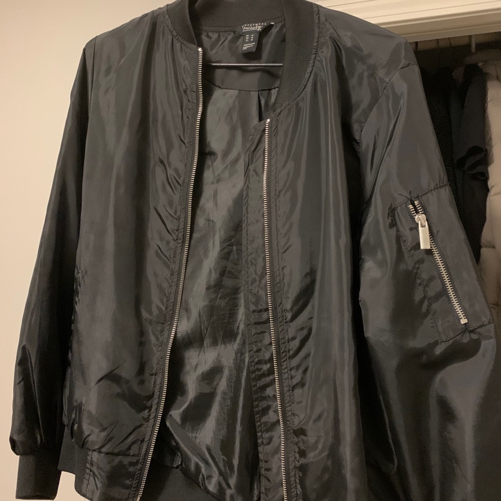 Black Bomber Jacket